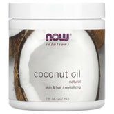 NOW Foods, Solutions, Coconut Oil, Natural, 7 fl oz (207 ml) - GREEN LIFE CYPRUS